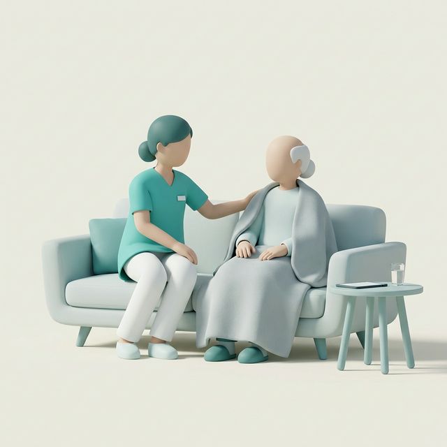 Home Nursing Illustration